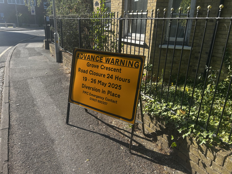 The closures will take place on Grove Crescent in Kingston (Credit: Tilly O'Brien)