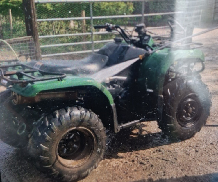 Photo of the stolen quad bike (Credit: Cheshire Police)