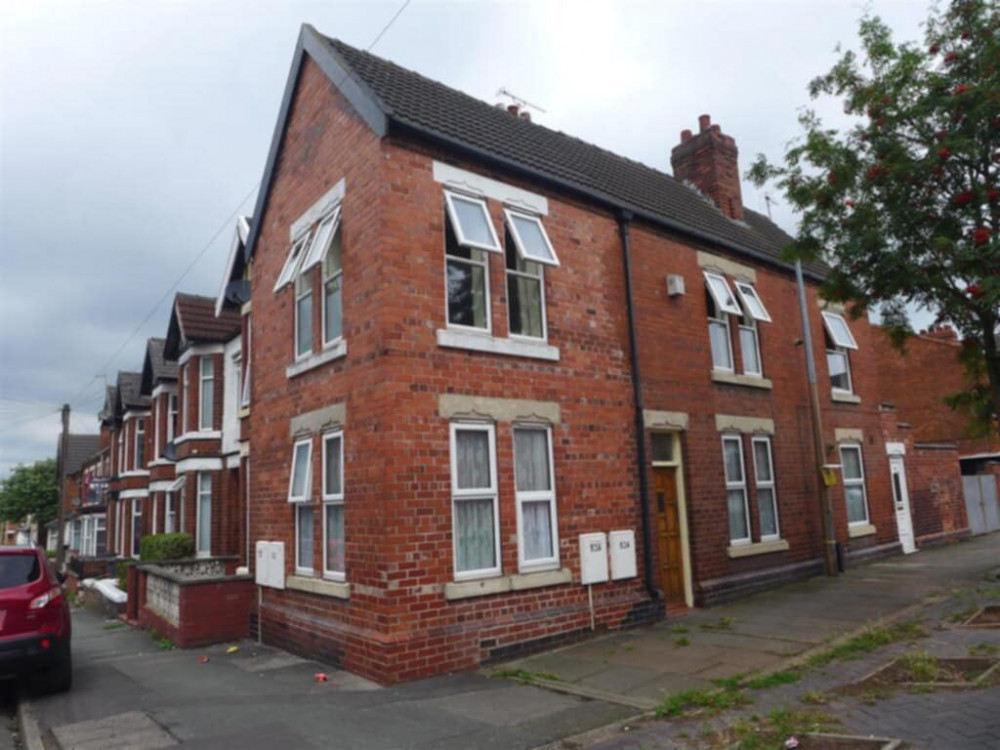 The one-bedroom flat on Samuel Street, Crewe (Stephenson Browne). The one-bedroom flat on Samuel Street, Crewe (Stephenson Browne).