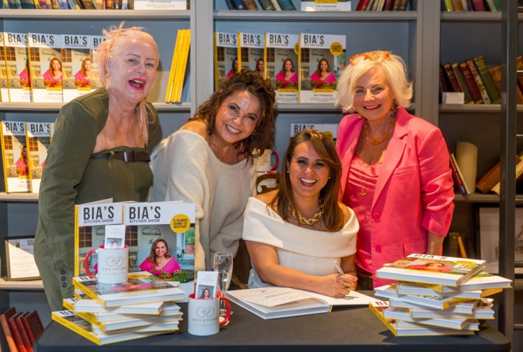 Bia at the book signing (images via Dave Perry Photography)
