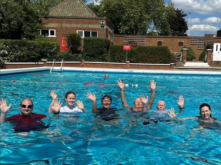 Lido launch weekend in Hitchin, fun in the sun 