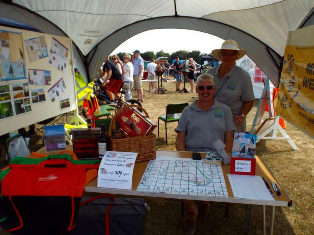 Gary Richen and Marian Pugh from Shotley Open Spaces