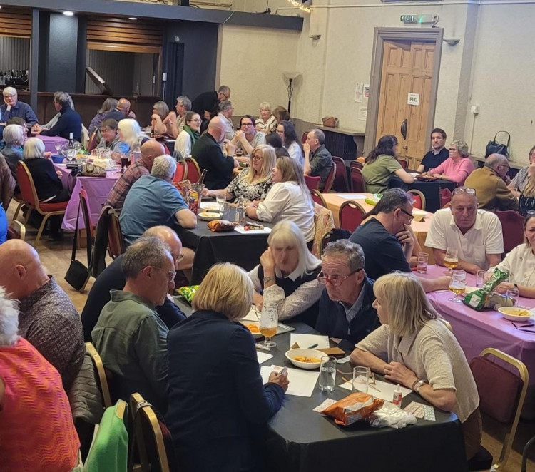 Quizzers filled Victoria Hall in Oakham to support Prickleback Urchins Hedgehog Rescue's latest fundraising goal (Photo: PUHR)