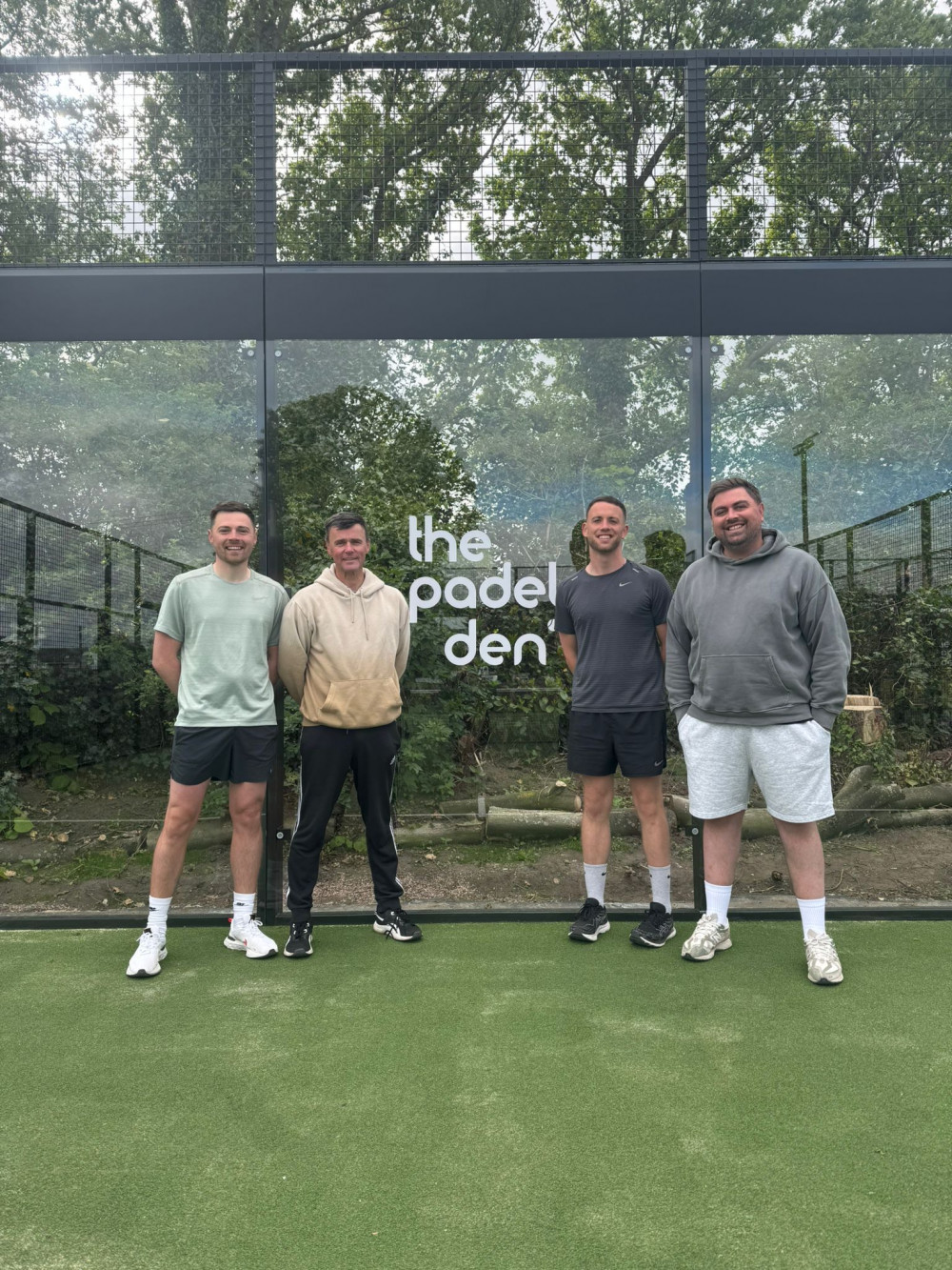 Four friends have come together to open padel courts at Elworth Cricket Club in London Road. (Photo: Tom Seabridge) Four friends have come together to open padel courts at Elworth Cricket Club in London Road. (Photo: Tom Seabridge)