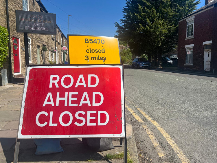 The B5470 looks set to remain shut until the end of the year (Credit: Nub News)