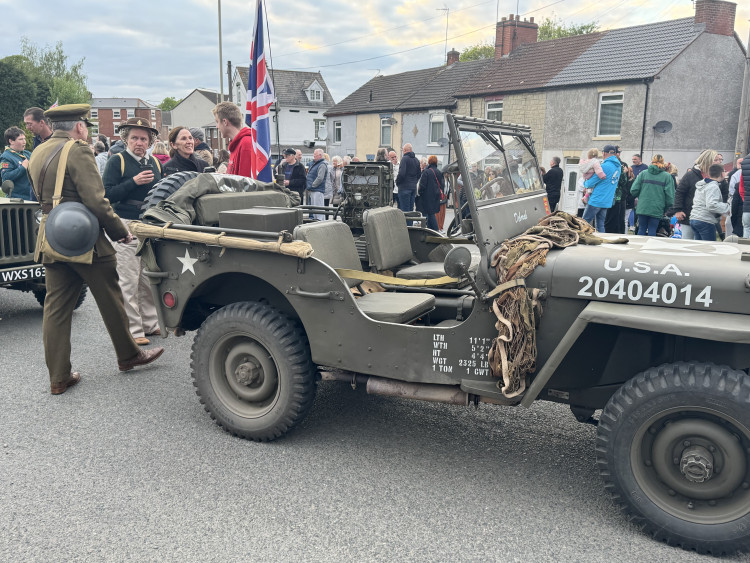 There was a parade of jeeps at the City of Dan in Whitwick. Photo: Coalville Nub News