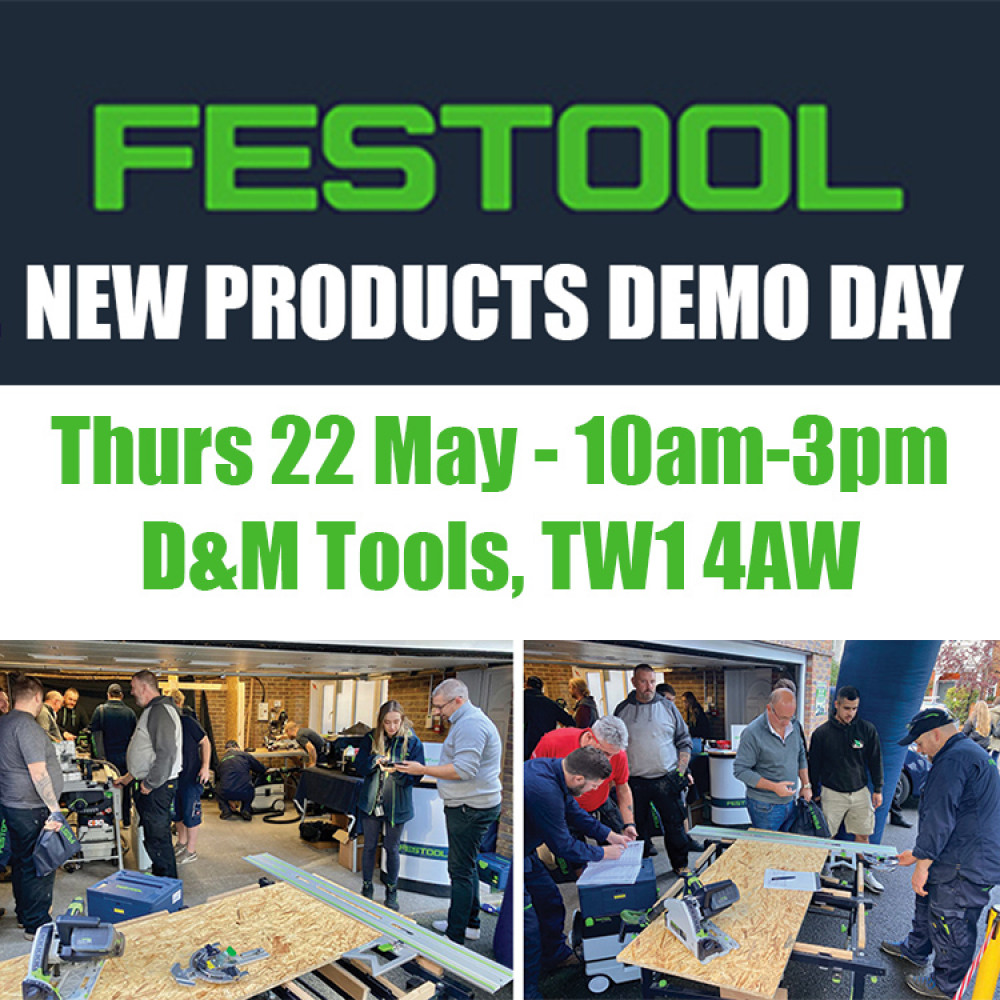 Festool New Products Demo Day - 100yr Roadshow Festool New Products Demo Day - 100yr Roadshow