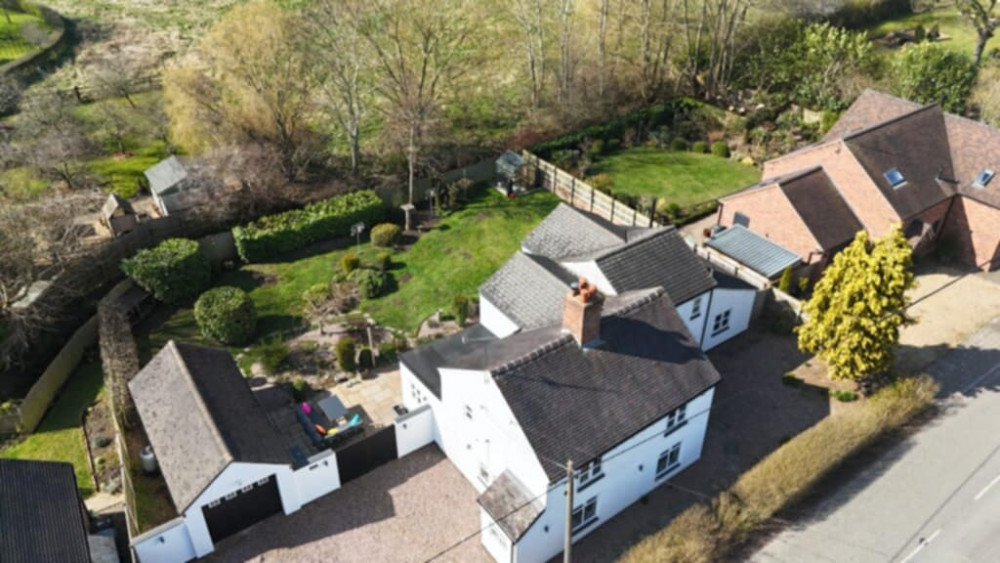 The five-bedroom detached home on Broad Lane, Stapeley, (James Du Pavey). The five-bedroom detached home on Broad Lane, Stapeley, (James Du Pavey).