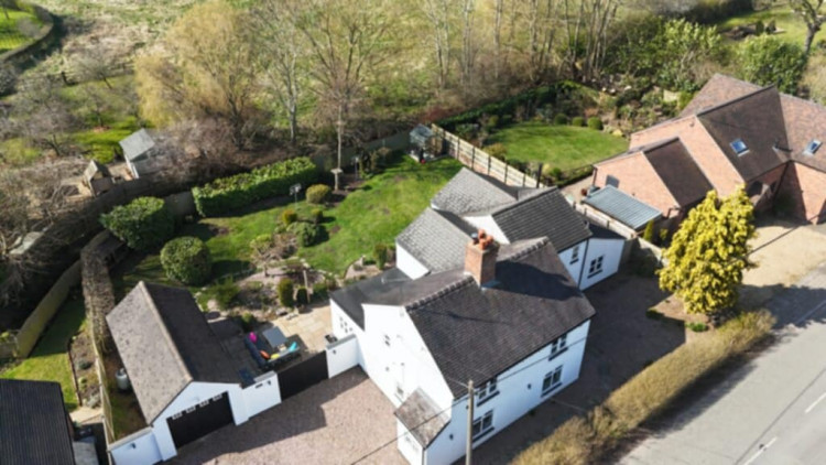 The five-bedroom detached home on Broad Lane, Stapeley, (James Du Pavey).