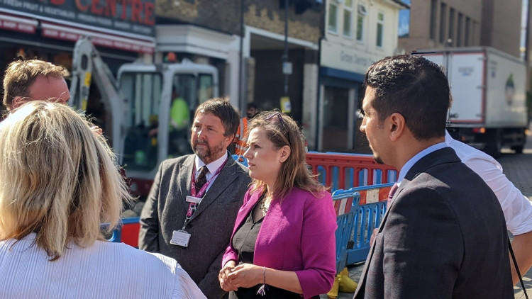 Jen Craft discusses the situation at Grays rail station.