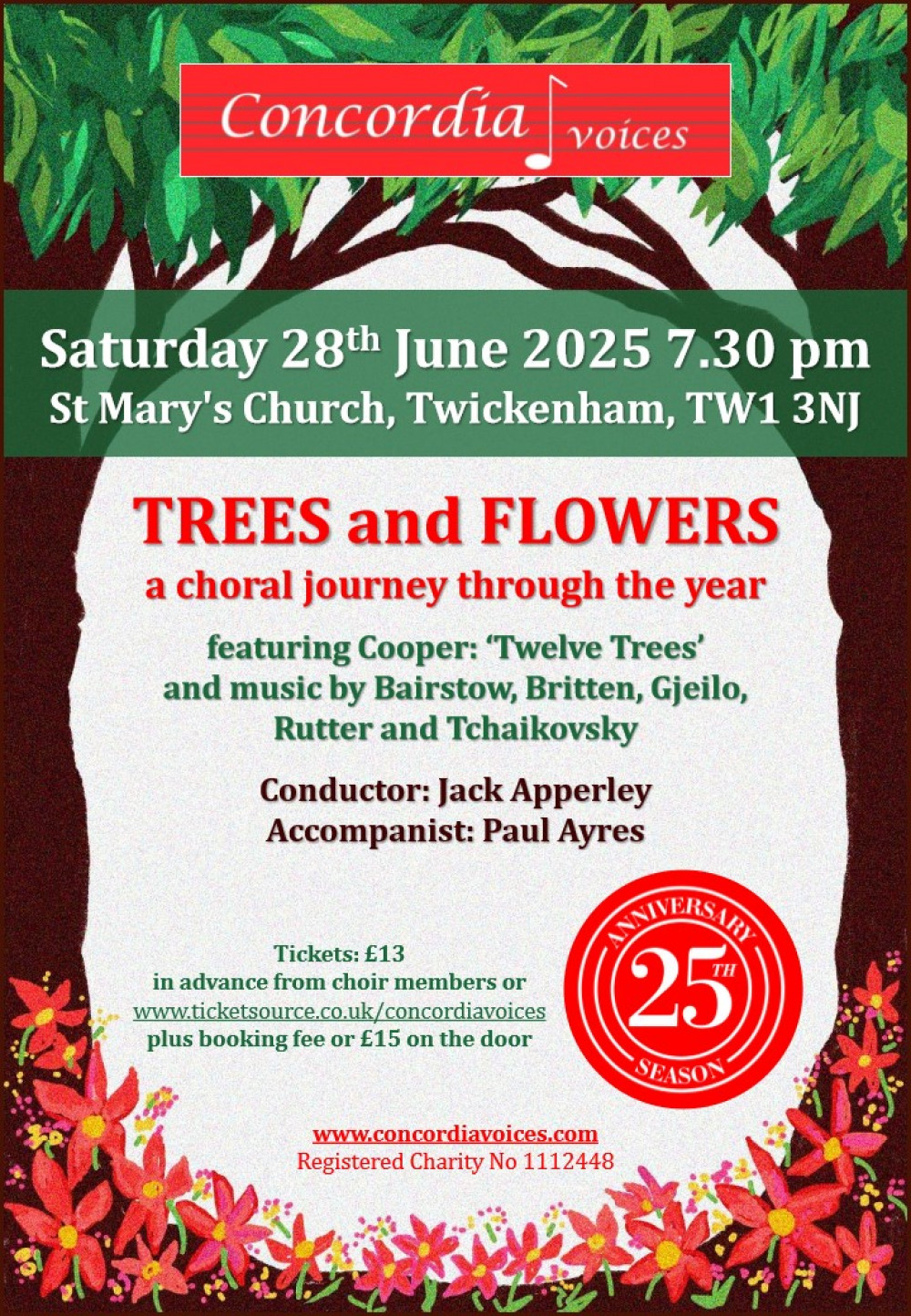 Trees and Flowers: a choral journey through the year Trees and Flowers: a choral journey through the year