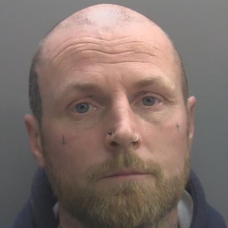 Ian Burdett, 41, of Cubbington Road, Leamington Spa, was sentenced yesterday (image via Liecestershire Police)