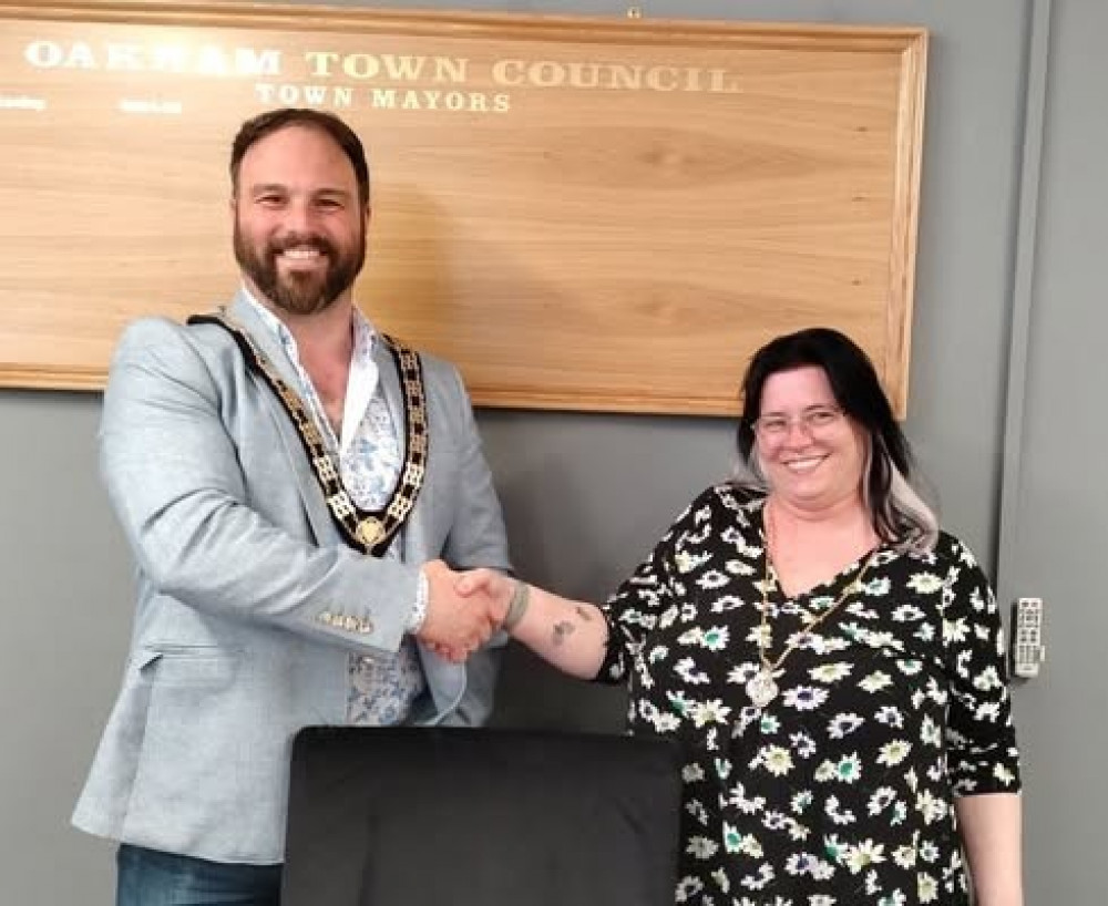 Oakham Town Council has elected a new Mayor and Deputy Chair (Photo: Oakham Town Council) Oakham Town Council has elected a new Mayor and Deputy Chair (Photo: Oakham Town Council)