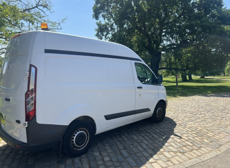 Royal Parks Police seized this van in Richmond Park on Wednesday (Credit: Royal Parks Police)