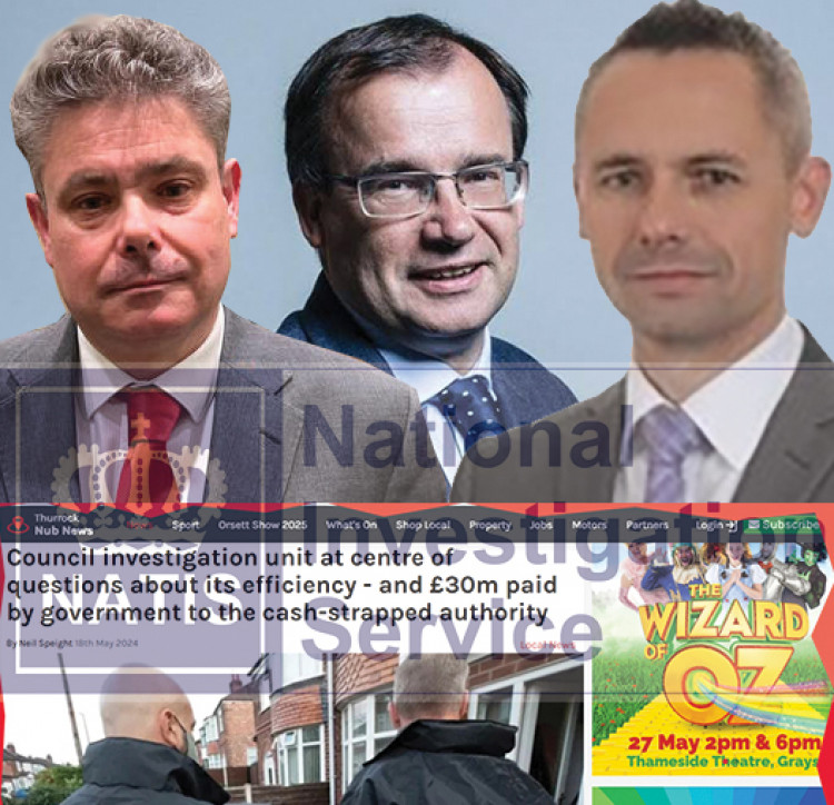Council leader John Kent (left) has welcomed the decision by minister Gareth Thomas to move NATIS to the Insolvency Service, whose boss Alec Pybus (right) has welcomed the challenge.