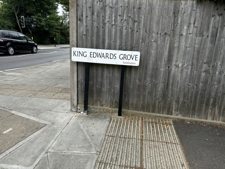 The fire took place at a terrace house on King Edward's Grove in Teddington (Credit: Tilly O'Brien)