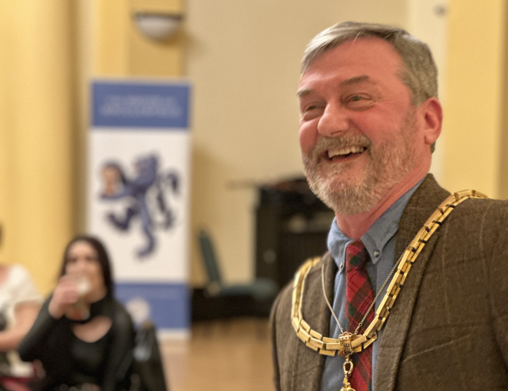 The outgoing Mayor of Macclesfield Sandy Livingstone has been reflecting on his year with the chain (Credit: MTC) The outgoing Mayor of Macclesfield Sandy Livingstone has been reflecting on his year with the chain (Credit: MTC)