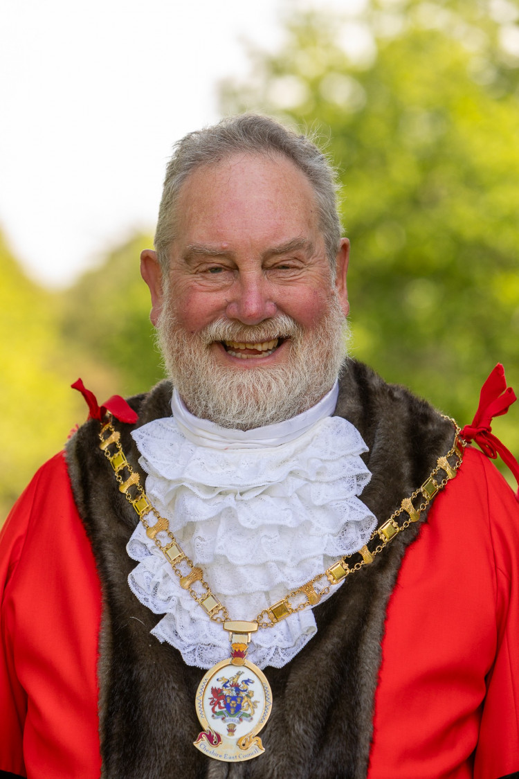 David Edwardes (Ind) was invested as the borough’s new mayor at a ceremony at Tatton Park. (Photo: Cheshire East Council) 