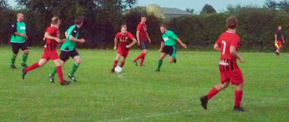 Action between Holbrook Swan and Shotley Rose last season Action between Holbrook Swan and Shotley Rose last season