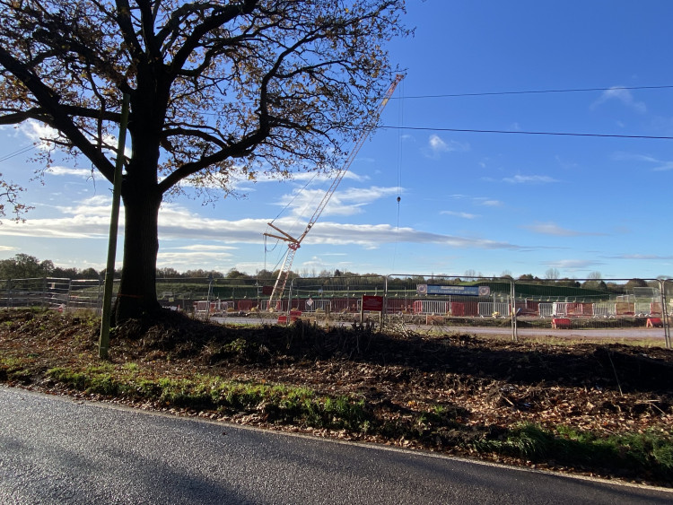 HS2 works along Crackley Lane (image by Nub News)