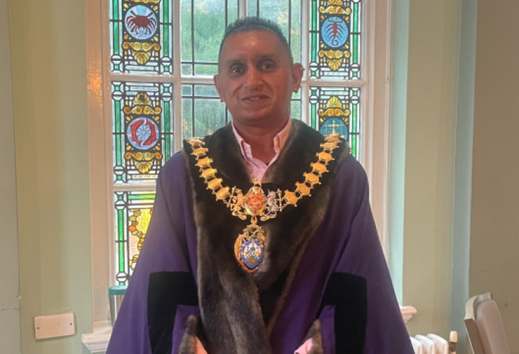  Cllr Ruggy Singh appointed as the Leamington Spa's new mayor (images via Nadia Sayed)