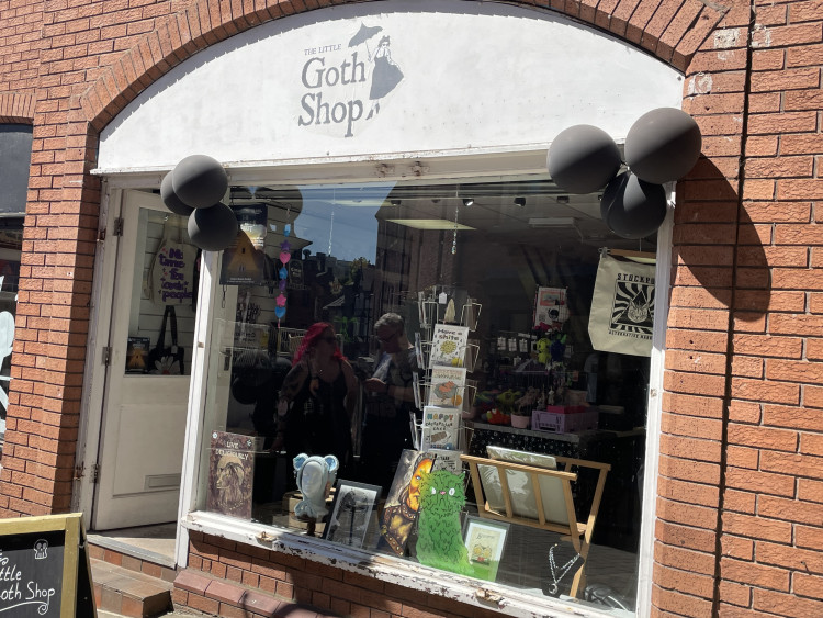 The Little Goth Shop has now opened at 8 Mealhouse Brow in Stockport town centre, offering a huge range of gothic and alternative products (Image - Nub News)