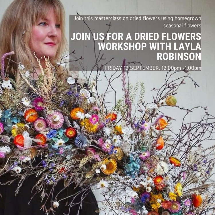 Strawberry Hill House Flower Festival 2025 - Dried Flowers Workshop with Layla Robinson Strawberry Hill House Flower Festival 2025 - Dried Flowers Workshop with Layla Robinson