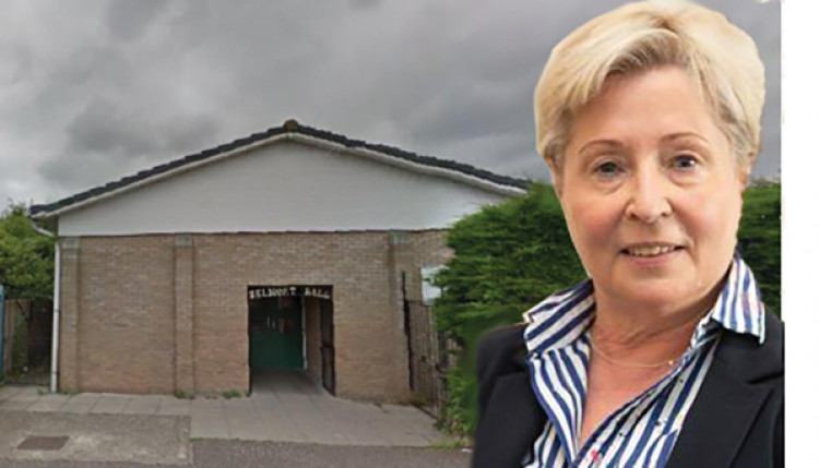 Cllr Valerie Morris-Cook and belmont Villahge Hall are at centre of conflict and controversy.