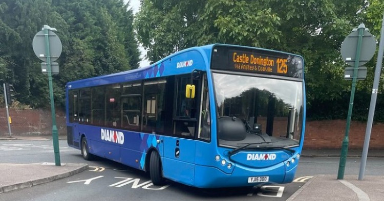 The 125 bus route serves the Coalville area. Photos: Amanda Hack MP Facebook page