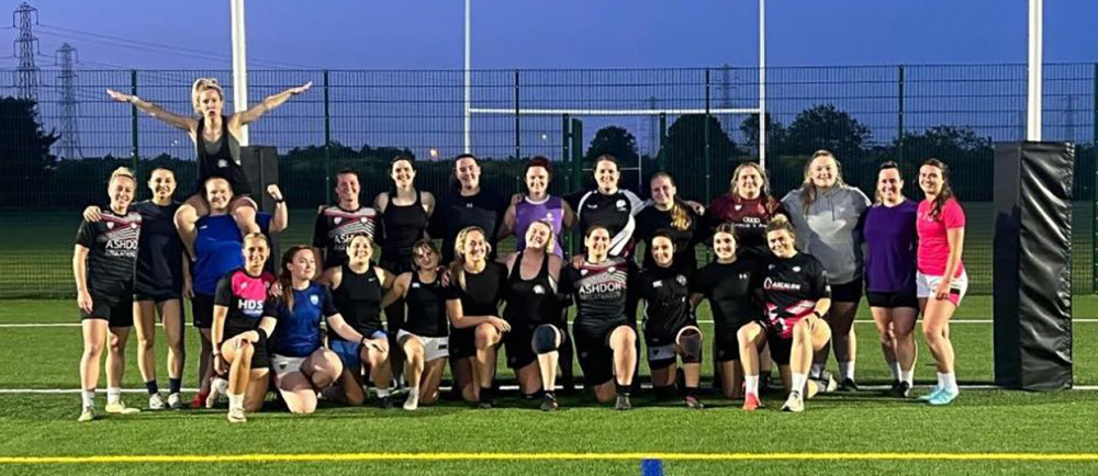 Thurrock T-Birds Seconds at their final practice before Sunday's Twickenham final. Thurrock T-Birds Seconds at their final practice before Sunday's Twickenham final.
