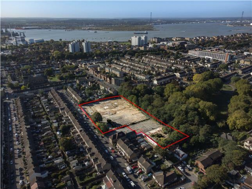 The site on Richmond Road. The site on Richmond Road.