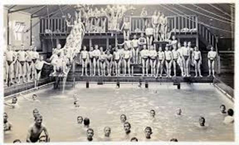 HMS Ganges pool in its heyday (Picture credit: contributed)