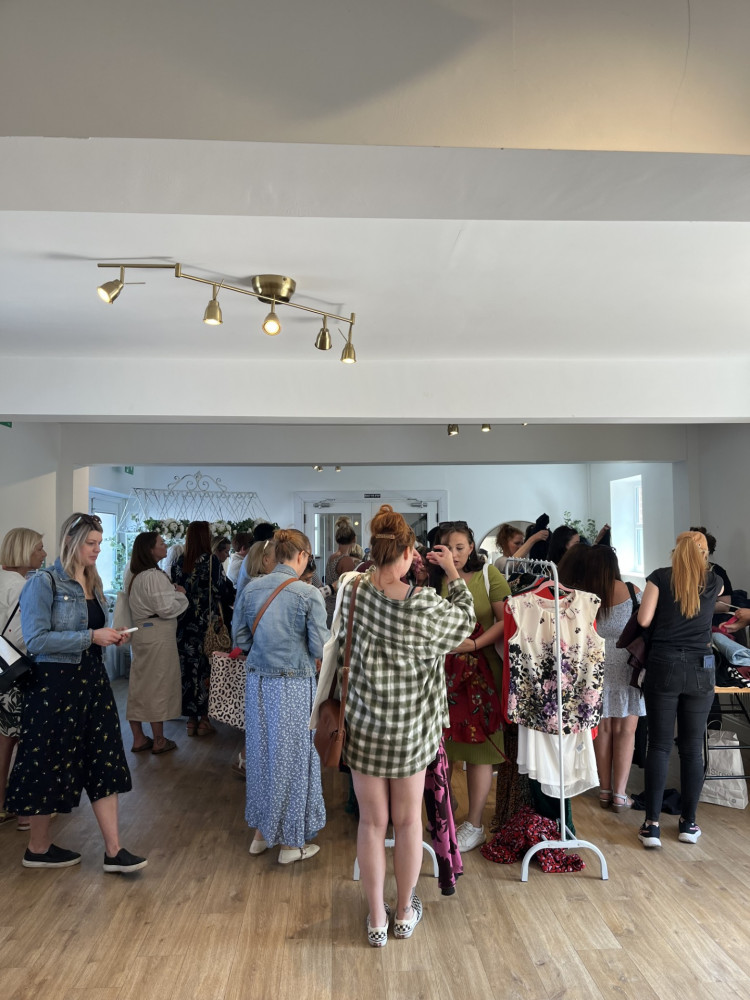 A clothes swap event in Sandbach held at the weeken was another big success. (Photo: Annabelle Western)