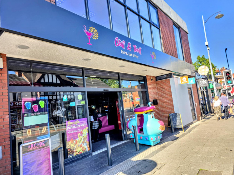 Chill & Thrill (Drink, Eat & Play), previously named Waffle & More, Nantwich Road, will welcome customers for its relaunch from 12pm on Saturday 24 May (Ryan Parker).