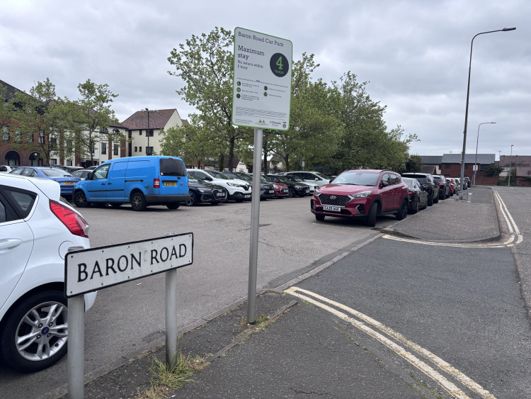 Baron Road Car Park in South Woodham Ferrers. (Credit: LDRS)