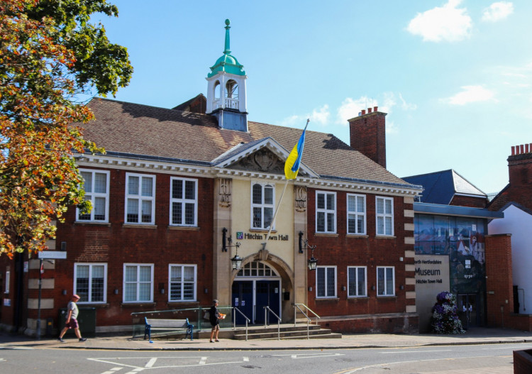 Hitchin Town Hall - via NHDC
