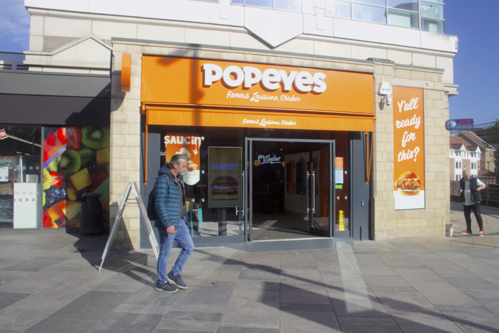 Popeyes on The Quadrant, Richmond can now stay open until 1am for deliveries (credit: Cesar Medina). Popeyes on The Quadrant, Richmond can now stay open until 1am for deliveries (credit: Cesar Medina).
