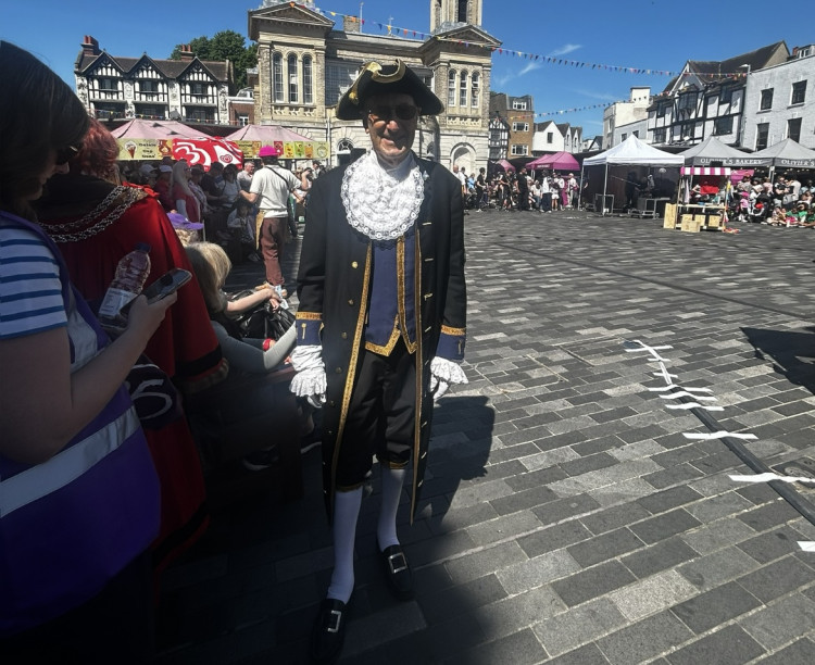 Mike Seigel has been Kingston's Town Crier and Tipstaff since 2018 (Credit: Tilly O'Brien)
