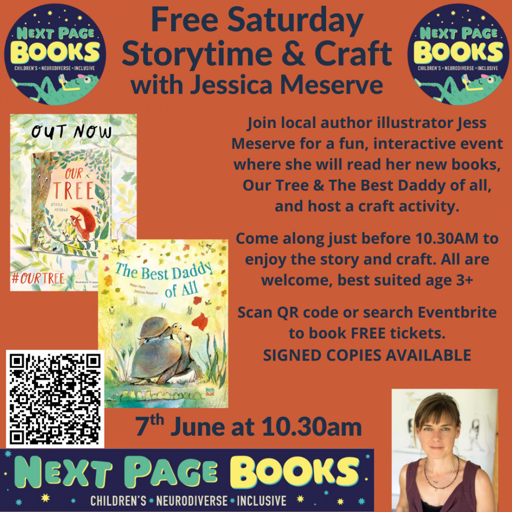 FREE Storytime & Craft with local author Jessica Meserve