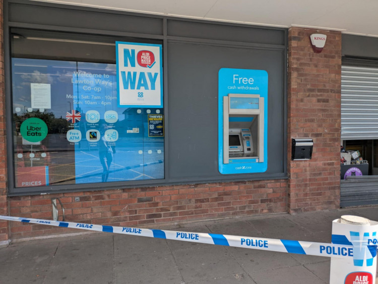 The pair forced open the shutter and the door at the front of the shop before entering the building and forcing open the tills and taking a quantity of cash. (Photo: Nub News)