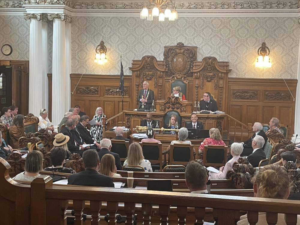 Cllr Kerry Waters and Cllr Gary Lawson have been elected as Mayor and Deputy Mayor of Stockport respectively for the 2025/26 term (Image - Nub News) Cllr Kerry Waters and Cllr Gary Lawson have been elected as Mayor and Deputy Mayor of Stockport respectively for the 2025/26 term (Image - Nub News)