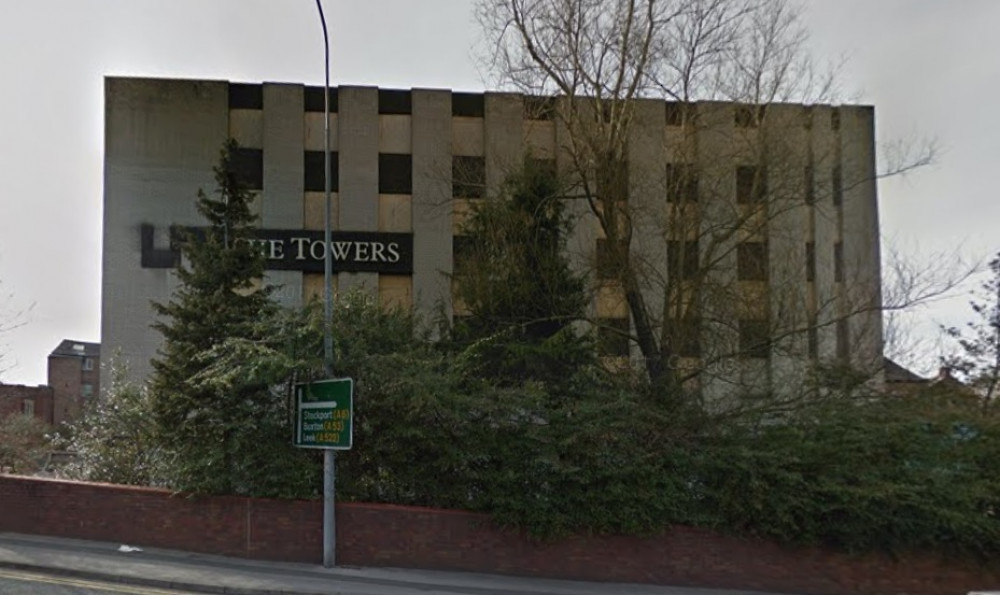 A care home looks set to be built on the site of the former Towers office block (Credit: Google Maps) A care home looks set to be built on the site of the former Towers office block (Credit: Google Maps)