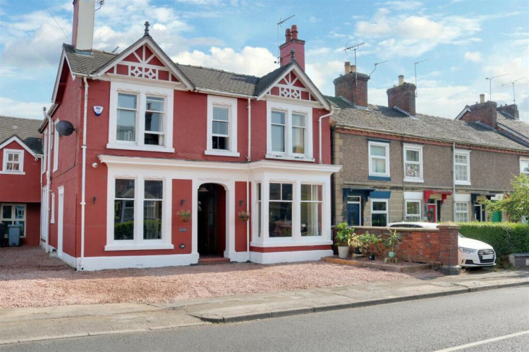 This property in Crewe Road has high ceilings, fantastic décor and immense charm. (Stephenson Browne)