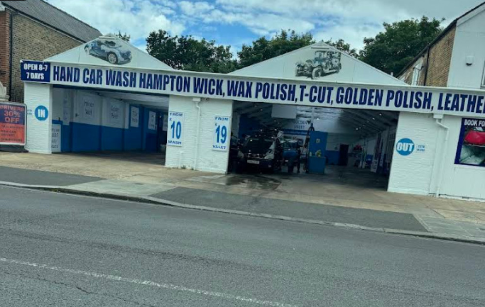 Hampton Wick Car Wash is located at located at 7–11 Upper Teddington Road, Hampton Wick, KT1 4DL (Image via Google Maps) Hampton Wick Car Wash is located at located at 7–11 Upper Teddington Road, Hampton Wick, KT1 4DL (Image via Google Maps)