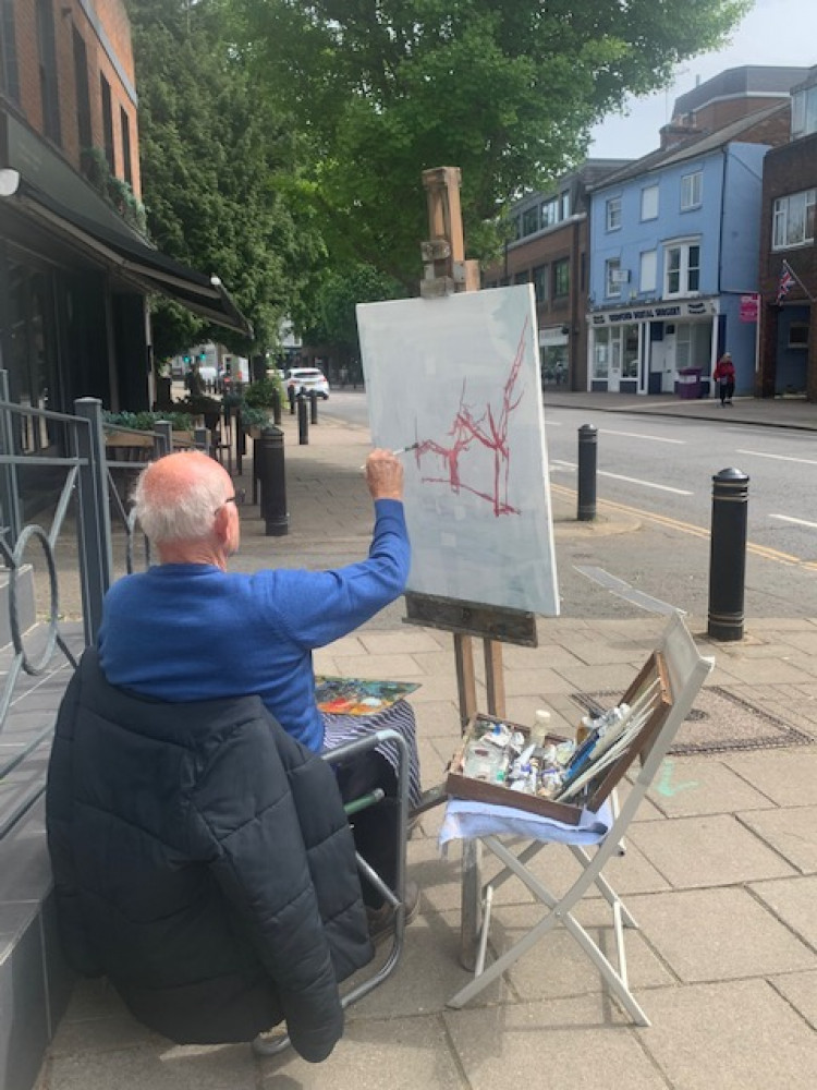 Oil painting demonstration Oil painting demonstration