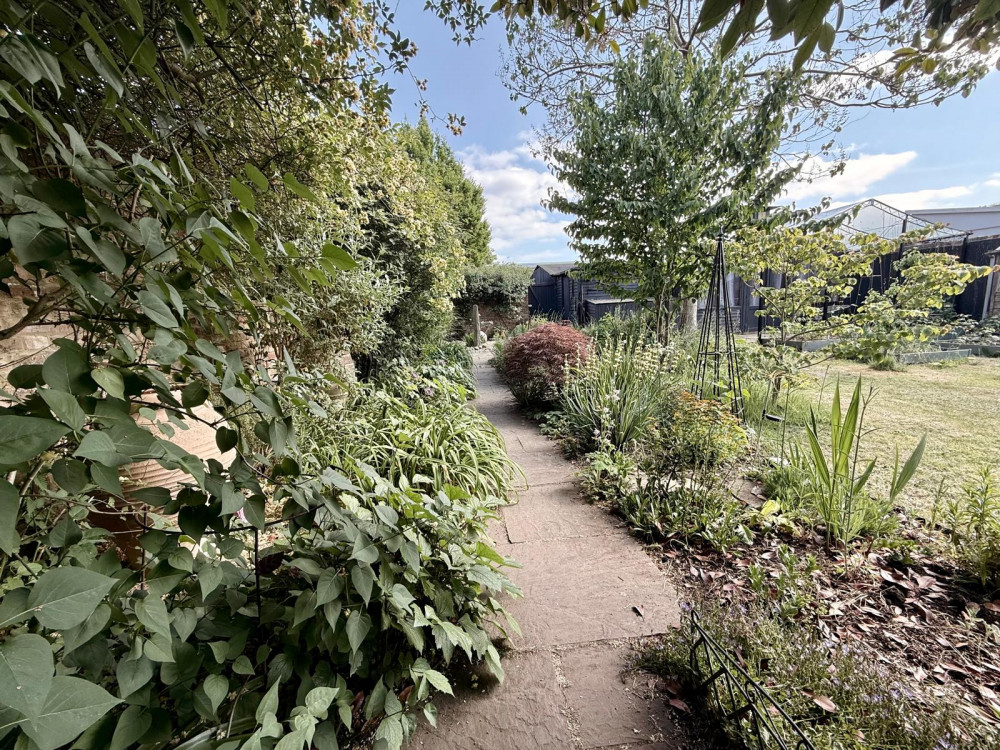 Kitt and Geoffrey Wass's garden located at Gresford Lodge, 52 Somerset Road (Credit: Kitt Garrett) Kitt and Geoffrey Wass's garden located at Gresford Lodge, 52 Somerset Road (Credit: Kitt Garrett)