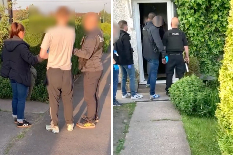 Four people were arrested this morning on suspicion of conspiracy to supply Class A and Class B drugs. (Staffordshire Police)