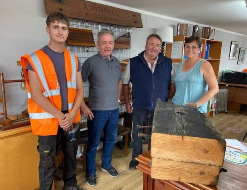 Ashwell's were given their own pens made from pier planks (Picture credit: Ashwells) Ashwell's were given their own pens made from pier planks (Picture credit: Ashwells)