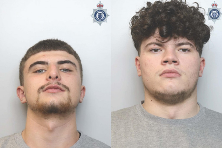James Evans, 19, was sentenced to 56 months in prison, with James Keeling, 18, sentenced to 52 months (Cheshire Police).