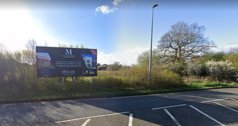 Muller Property Group and Anwyl Homes have applied for permission for the 40-home development on land off Peter De Stapleigh Way, Stapeley. (Google). Muller Property Group and Anwyl Homes have applied for permission for the 40-home development on land off Peter De Stapleigh Way, Stapeley. (Google).